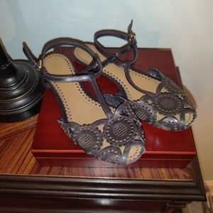 Tory Burch Alexa Sandal - dark Navy size 7